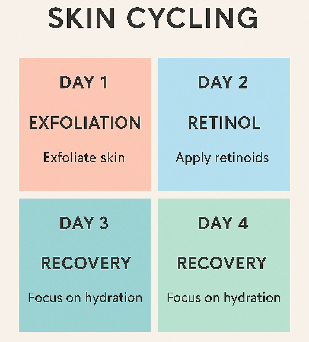 the rising trend of skin cycling